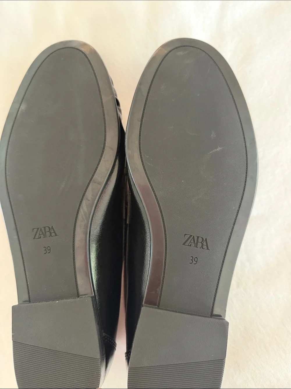 ✨NWT✨Zara Black Patent Leather Penny Loafers
